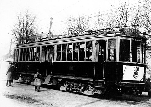 キエフの「プルマン」路面電車、1930 年